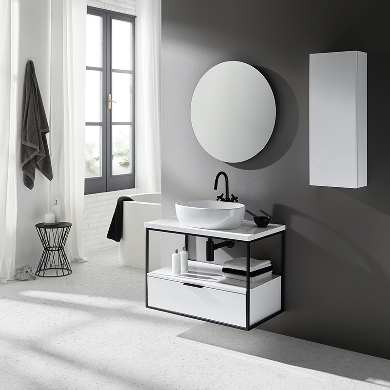 4 modernos y elegantes modelos de espejos para baños  Muebles de baño,  Muebles para baños modernos, Muebles para baños pequeños